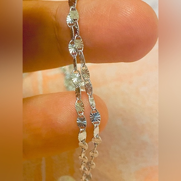 🥰Elegant Pink Pearl Pendant Necklace. 925 Sterling Silver.🥰 - Picture 4 of 5